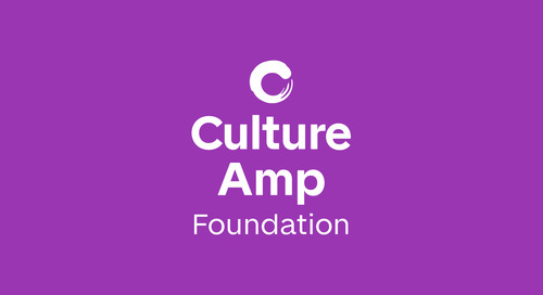 Introducing the Culture Amp Foundation