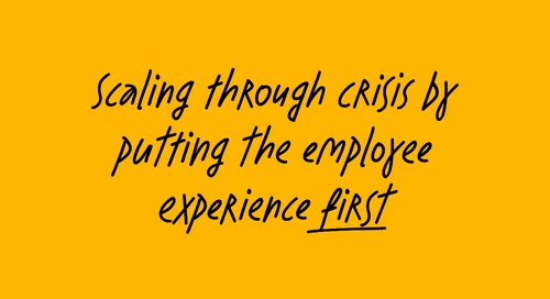 Scaling through crisis by putting the employee experience first - feat. Omio Travel