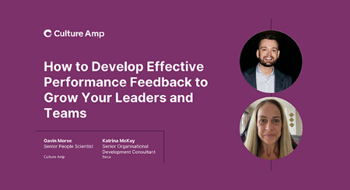 How to Develop Effective Performance Feedback to Grow Your Leaders and Teams