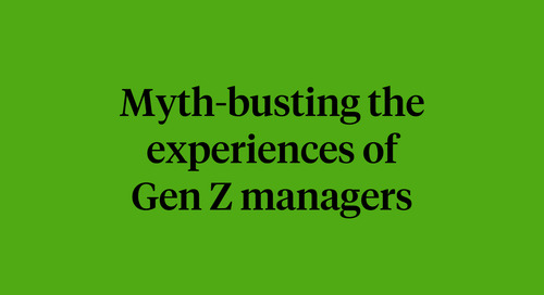 Myth-busting the experiences of Gen Z managers