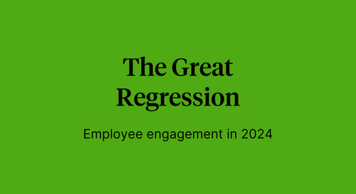 The Great Regression: Employee engagement in 2024
