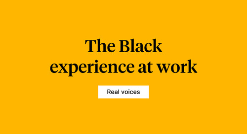 Real voices: the Black experience at work