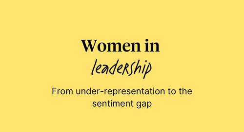 Women in leadership: From under-representation to the sentiment gap