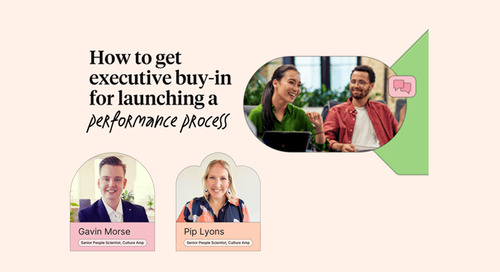 How to get executive buy-in for launching a performance process