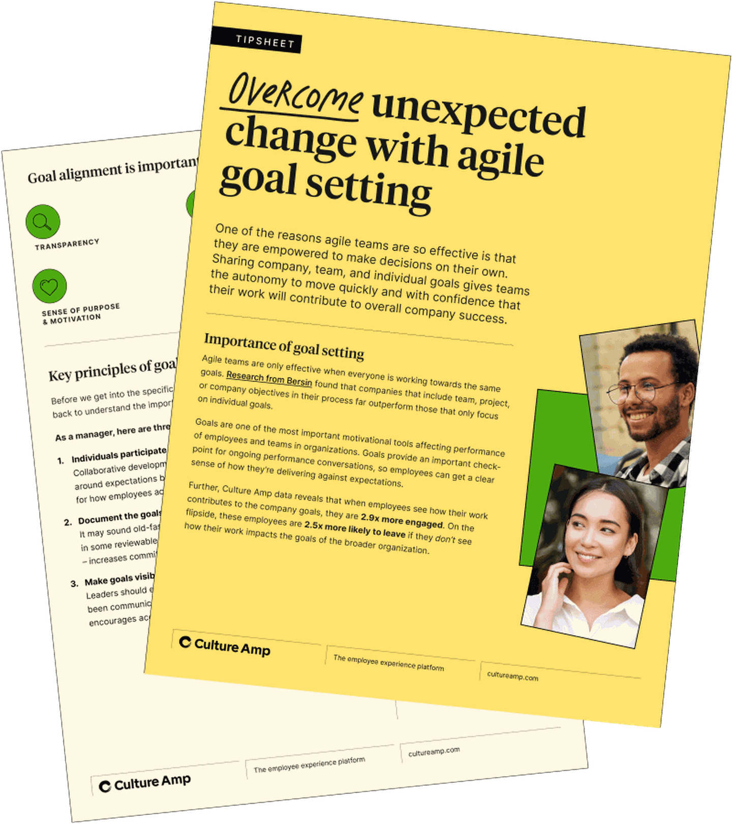 image of agile goal setting tipsheet cover