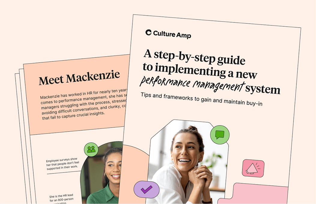 A step-by-step guide to implementing a new performance management system