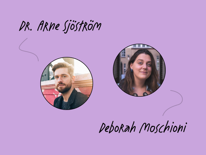 Speakers Dr Arne Sjostrom and Deborah Moschioni